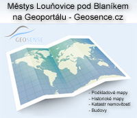 Městys Louňovice pod Blaníkem na Geoportálu - Geosence.cz